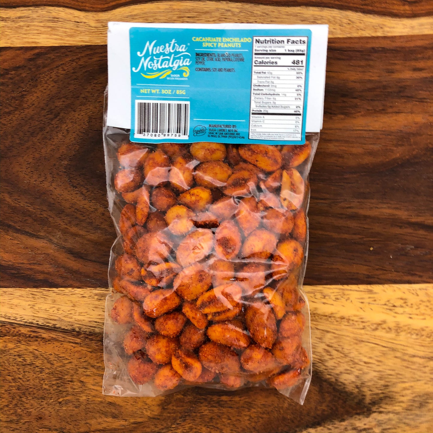 Cacahuate Chile-Limon 1Lb