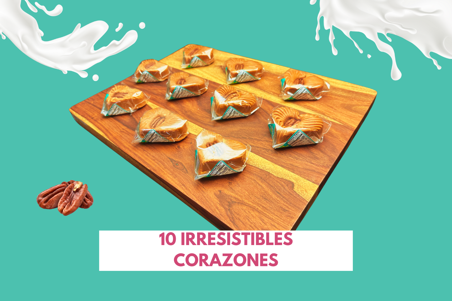 ❤️ Pack | Corazones de Dulce de Leche -Jamoncillo