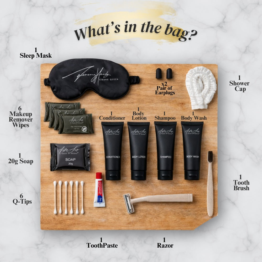 24 Set of Toiletries for Your Airbnb