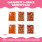 Cacahuate 6-Snack Variety Pack – Spicy & Sweet Flavors for Parties & Everyday Snacking