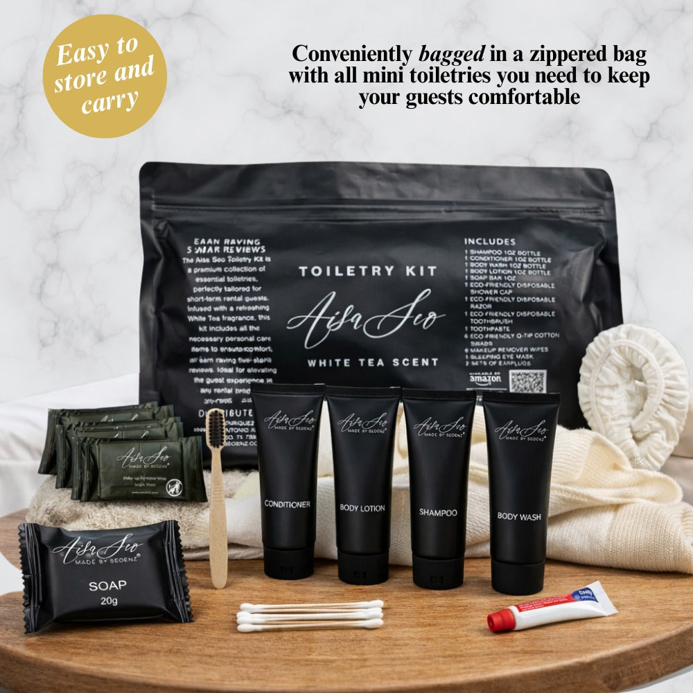 24 Set of Toiletries for Your Airbnb