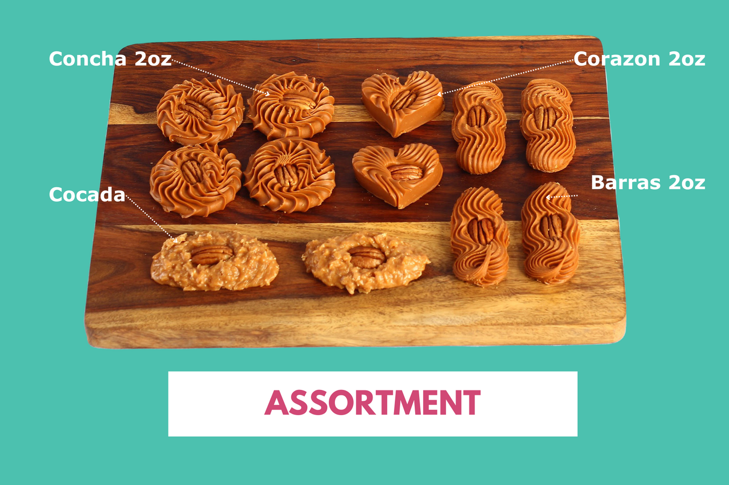 12-Pack | Jamoncillo Assortment Dulce de Leche