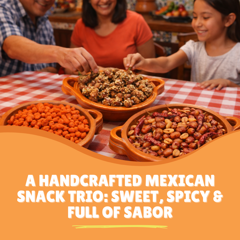 Cacahuate 6-Snack Variety Pack – Spicy & Sweet Flavors for Parties & Everyday Snacking